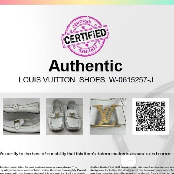 Louis Vuitton Mens White Leather Slip-On Low Top Loafer Shoes Size 13 - Picture 7 of 8